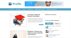 Desktop Screenshot of iprofile.fr