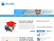 Tablet Screenshot of iprofile.fr